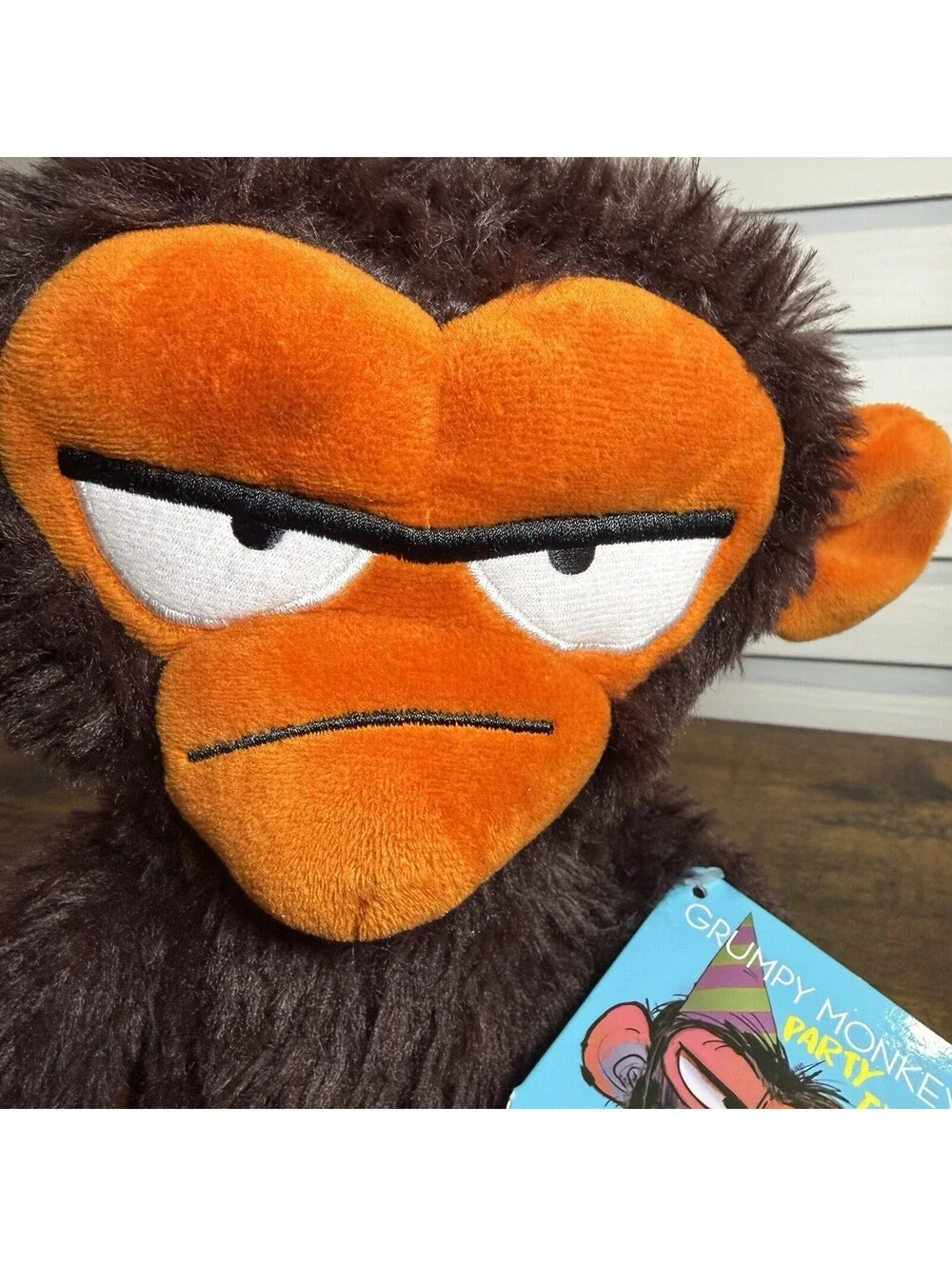 Kohl's Cares Grumpy Monkey Party Time Plush Suzanne Lang Book Character 2023